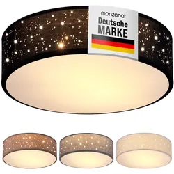 Monzana Deckenlampe Sternenhimmel 30cm schwarz