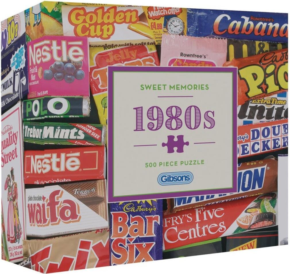 Gibsons Sweet Memories of the 1980s Puzzel, 500 stuks