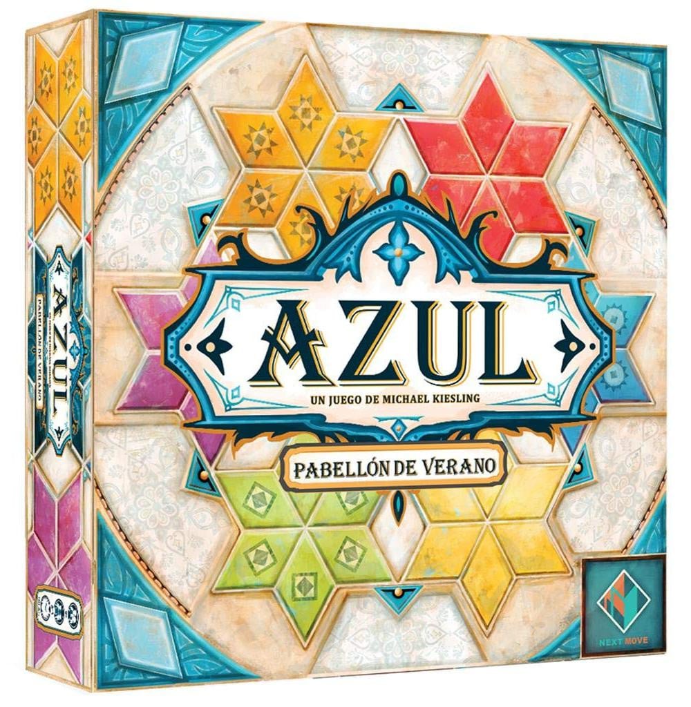 Asmodee Bandai Blauer zomerpaviljoen bordspel goudkleurig