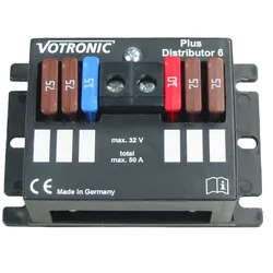 Votronic Plus-Distributor 6 Stromkreisverteiler 90 x 38 x 60 mm