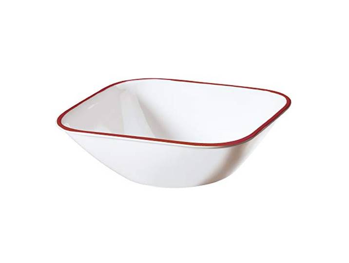 Corelle Boutique Quadratische Schüssel Kyoto Leaves 650 ml, 6 Stück