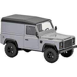 Busch 54356 H0 PKW Modell Land Rover Defender 90 Kastenwagen, Silbergrau