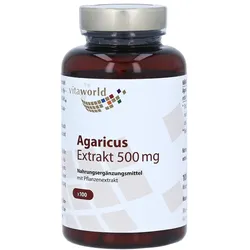 Agaricus Extrakt 500 mg Kapseln 100 St