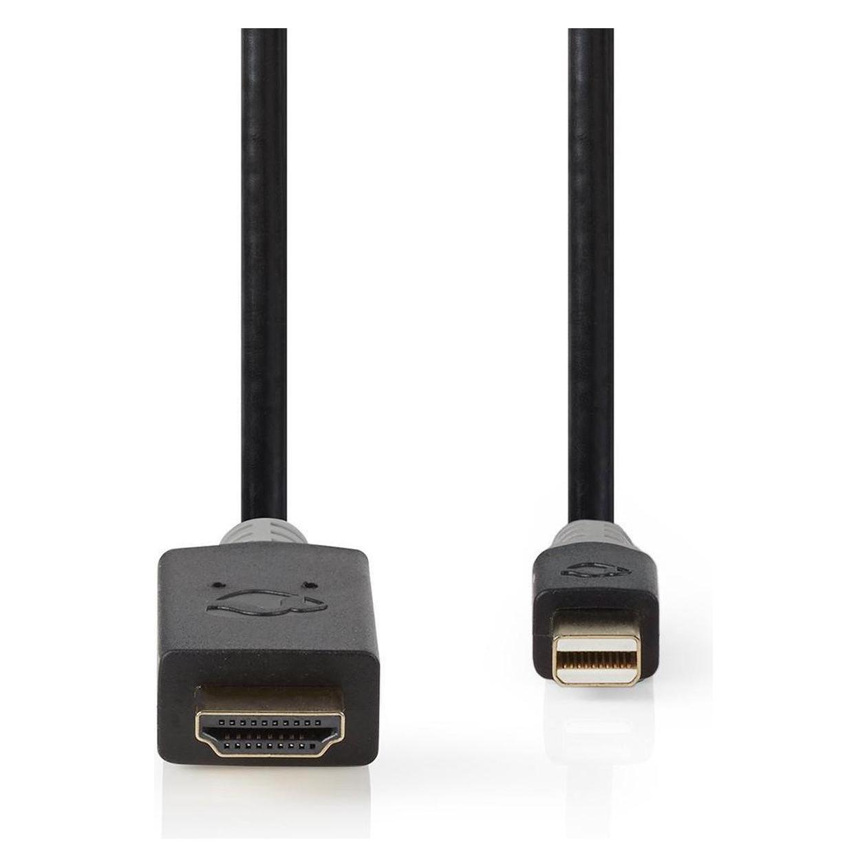 Nedis Mini Displayport-Kabel DisplayPort 1.4 Mini DisplayPort Stecker HDMIT Stecker 48 Gbps Vergolde (2 m) (CCBP37604AT20)