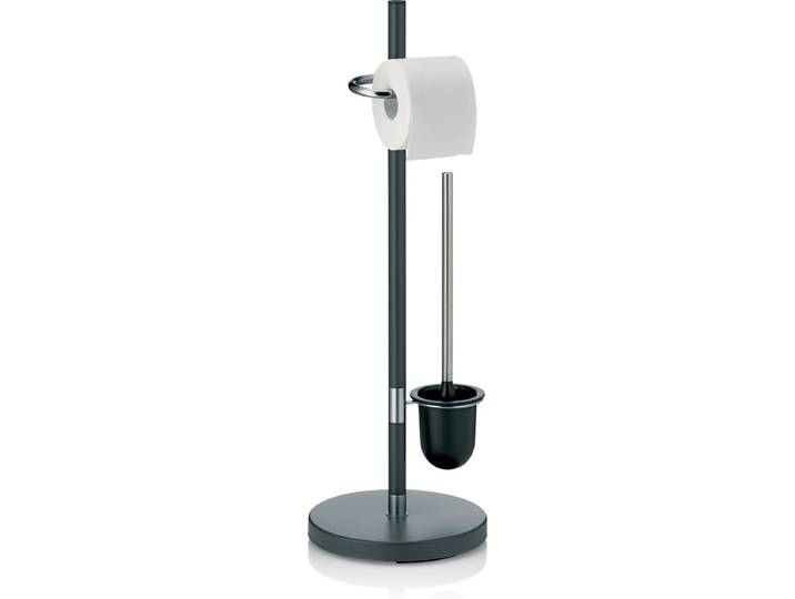 Sinerio Toiletrol en wc-bostel Houder - Antraciet - Kela