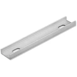 ISOLED Befestigungsleiste für Montageprofile, Aluminium eloxiert, 10cm, gebohrt ISO-113641