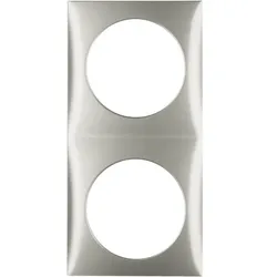Berker 918262524 Rahmen 2fach Integro Flow edelstahl lack