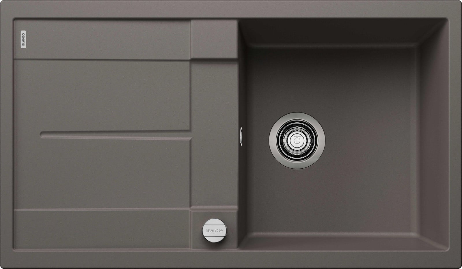 Blanco Metra 5 S spoelbak in Silgranit vulkangrau