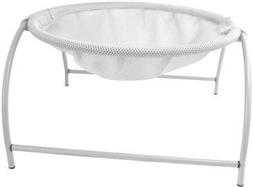 Uplifted Finds Elevated Standing Cat Hammock And Deep Sleeping Bed white