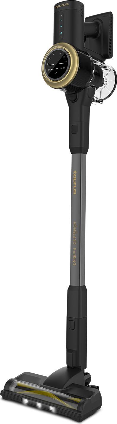 Taurus Homeland Parking, Stabstaubsauger, Beutellos, Schwarz, Gold, 0,65 l, Gummi, Trocken