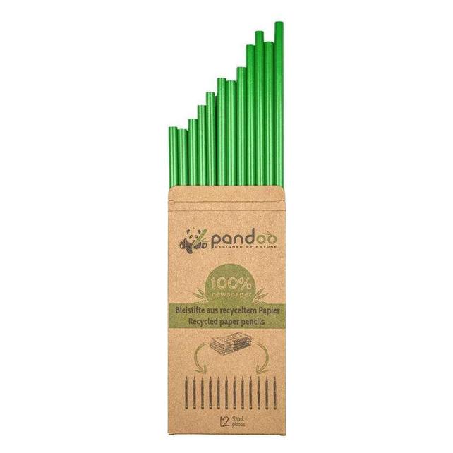Pandoo Recycled Paper Pencil (HB, 12x) (PONPBS12)