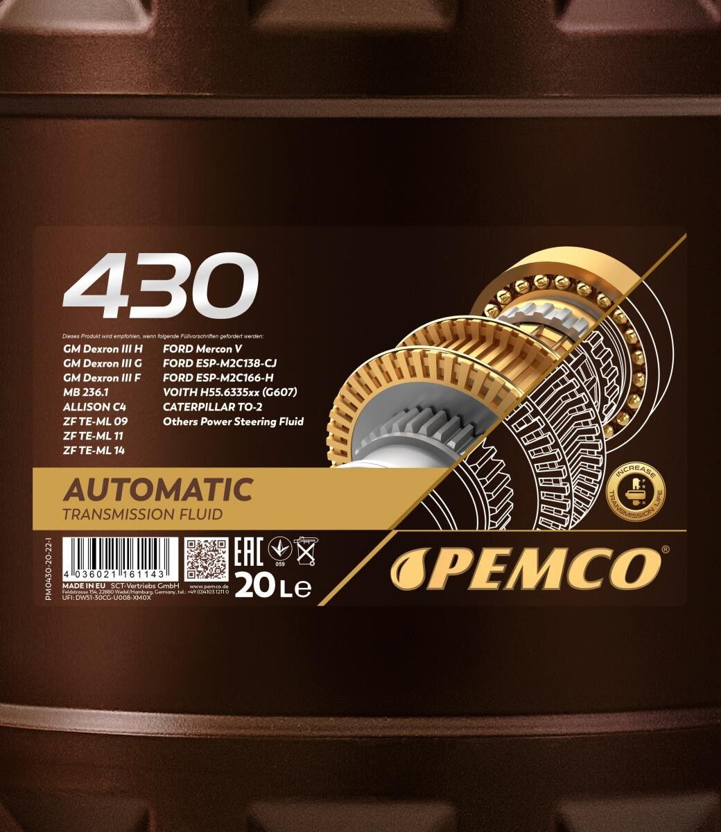 PEMCO PM0430-20 Automatikgetriebeöl (ATF)