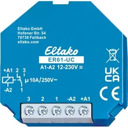 Eltako Installationsrelais, teilelektronisch, Unterputz, 1W, 12-230V/AC/DC, 10A, 250V, AC