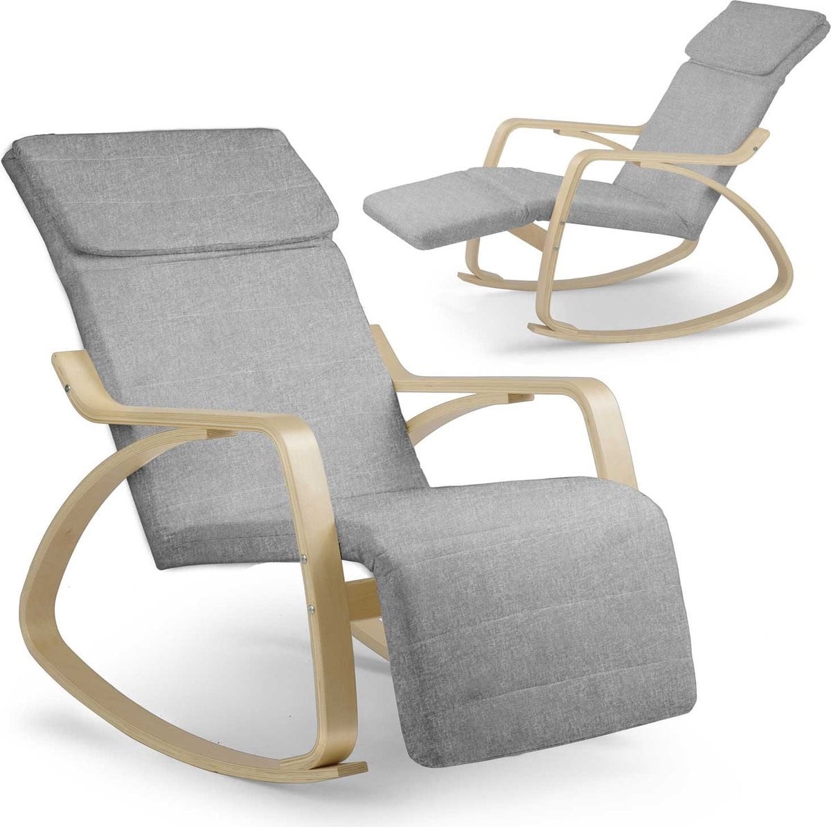 Sofotel Suzi schommelfauteuil - lichtgrijs
