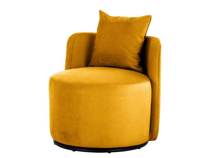 Fauteuil Pasao Jaune/Jaune Microfibre Faria 73 x 67 x 75cm
