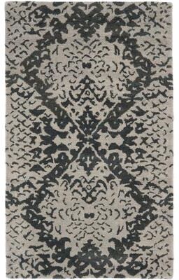 SAFAVIEH Handmade Wyndham Srebrenka Modern Wool Rug