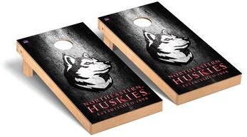 Skip's Garage Northeastern NU Huskies Museum Cornhole Board Set