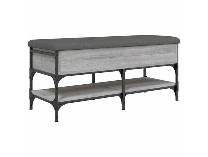NOUVEAU Meuble d'entrée moderne - Banc à chaussures banc de couloir - Sonoma gris - 102x42x45cm bois d'ingénierie 34763