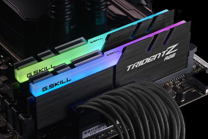 G.Skill Trident Z RGB (For AMD) F4-3600C18D-16GTZRX memory module 16 GB 2 x 8 GB DDR4 3600 MHz CL18
