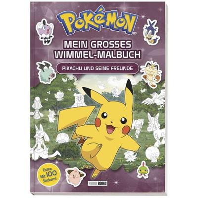 Pokémon: Mein großes Wimmel-Malbuch - Pikachu und seine Freunde, Taschenbuch von Pokémon, Panini, 978-3-8332-4364-6