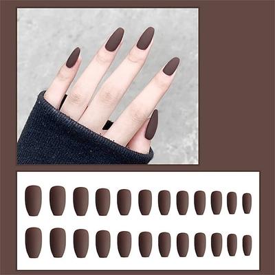 sinnlich schrubben ballettnagel matte sargnagel tragen nagel nagelstück trapezförmiger gefälschter nagel fertiges produkt