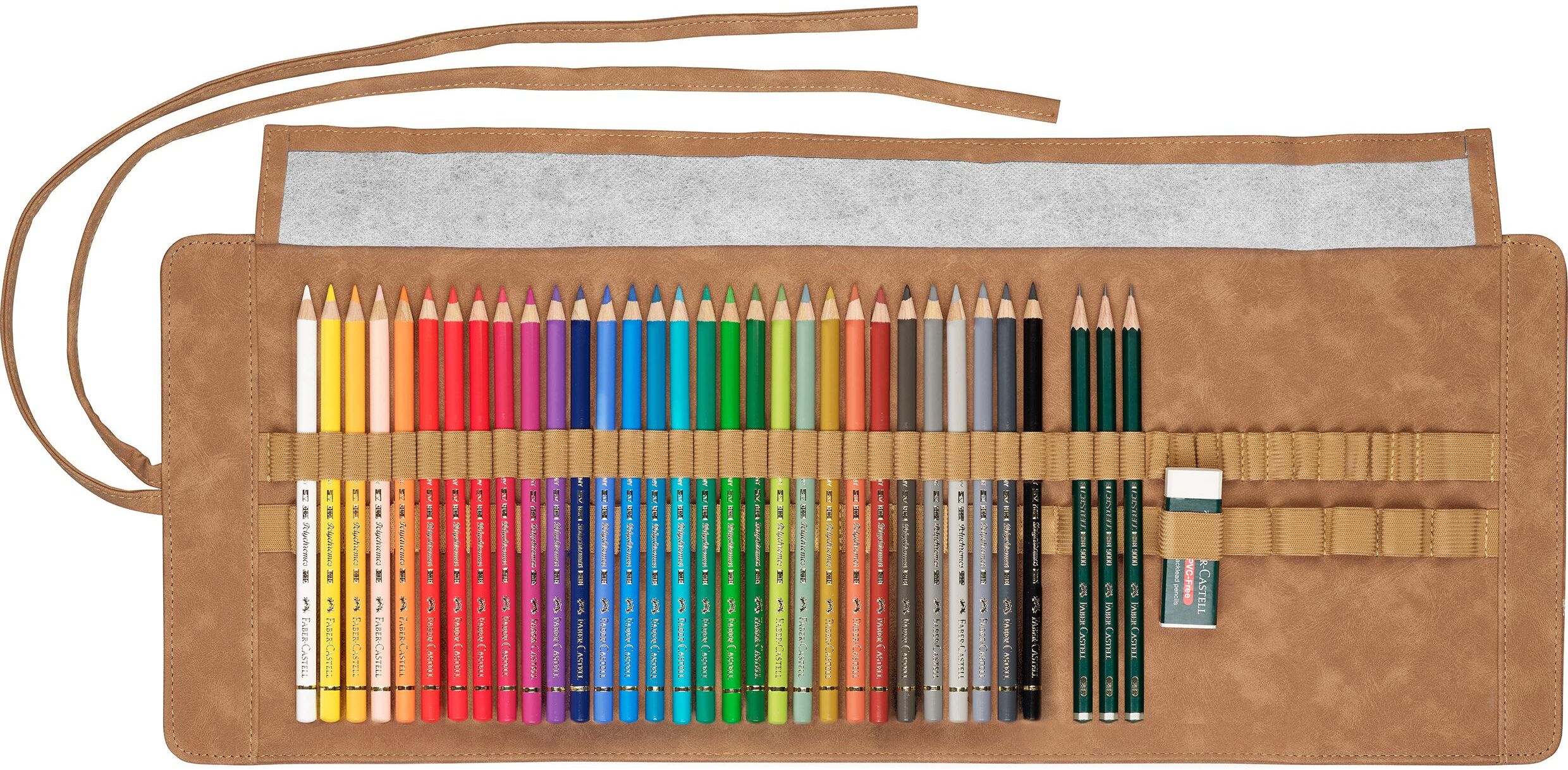 Polychromos FABER-CASTELL "Polychromo", bunt, Kunstfaser, Stifte, Polychromos bunt Einheitsgröße