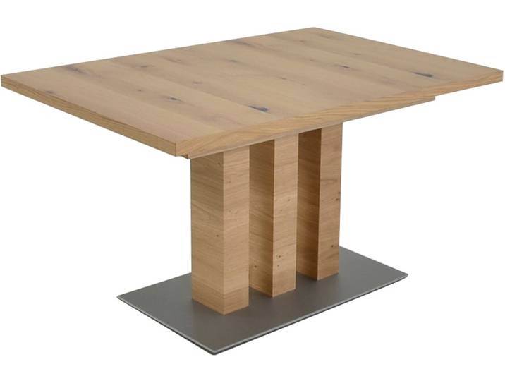 Esstisch, Wildeiche, Ausziehbar, 130×90 cm, Klassisch, K+W Komfort & Wohnen