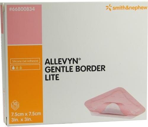 Allevyn Gentle Border Lite 7,5x7,5 cm Schaumverb.