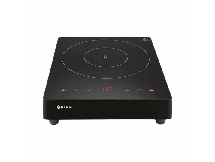 Hendi Induktionskocher 337x417x85mm – Gastro Backofen/Gastro Kochfeld/Gastro Mikrowelle – schwarz