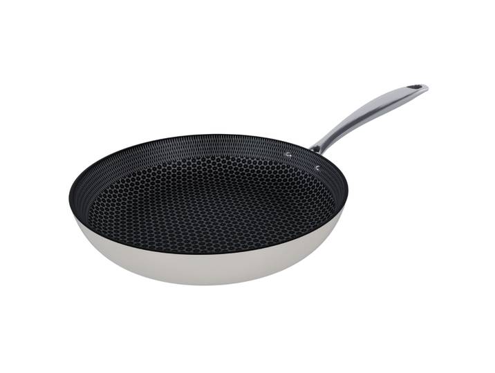 Cook &amp; Pan - Poêle Go Ivory Honey 24 cm - Inox - Sans PFAS - induction - Garantie de 7 ans -