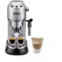 DeLonghi EC 685.M Dedica Style Siebträger Espressomaschine Silber