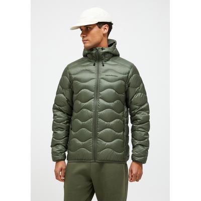 Steppjacke PEAK PERFORMANCE "M Helium Down Hood Jacket", Herren, Gr. XXL, grün (olive), Oberstoff: 100% Polyamid. Füllung: 90% Entendaunen, 10% Entenfedern. Futter: 100% Polyamid. Kragen: 100% Polyamid. Accessoire: 100% Polyamid., normal normal,...