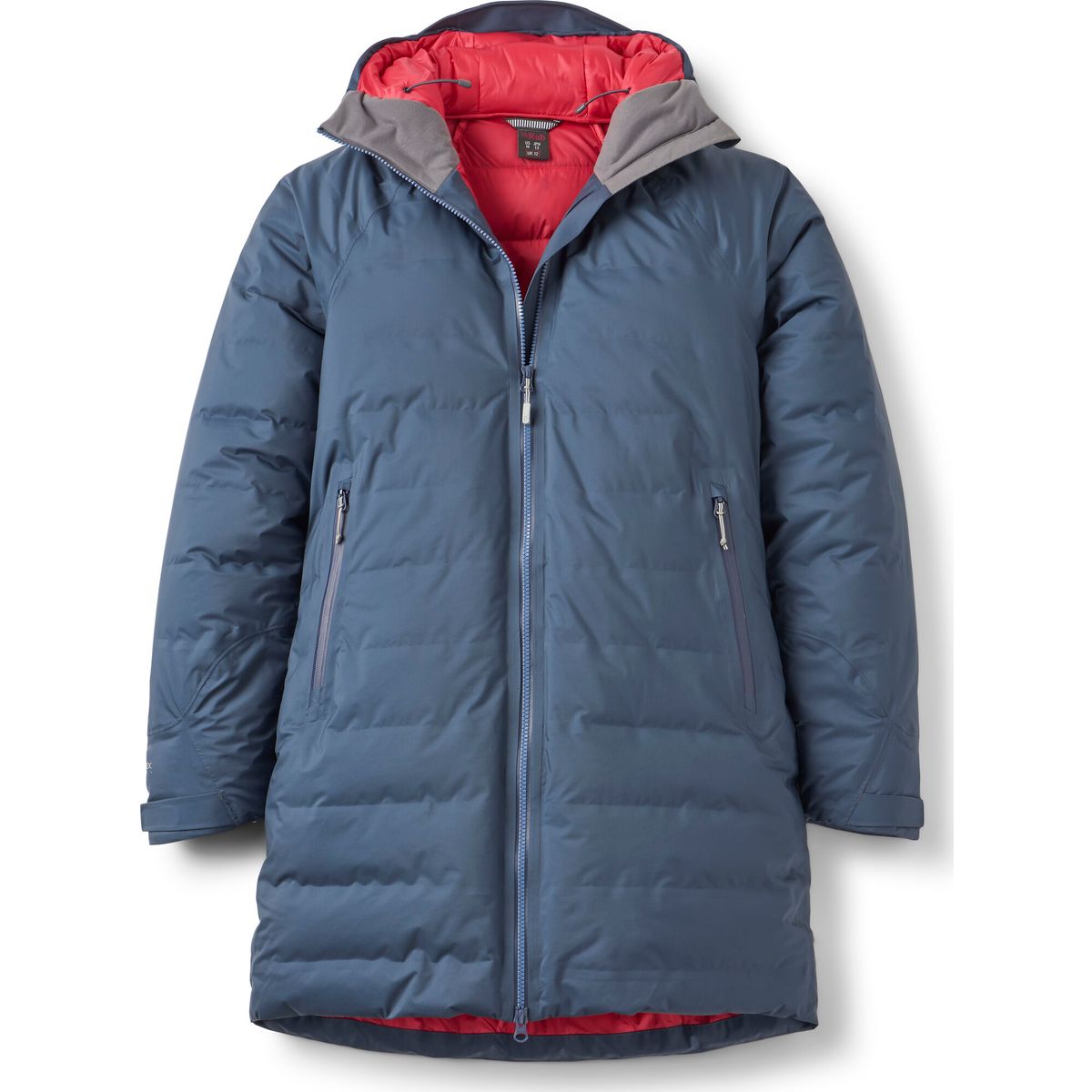 Rab Valiance Parka Wmns steel (STE) 08 QDB-51-STE-08