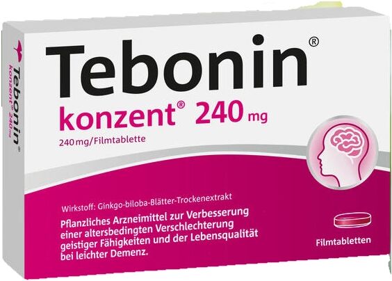 Dr. Schwabe Tebonin Konzent 240mg film-coated tablets (30 pcs.)