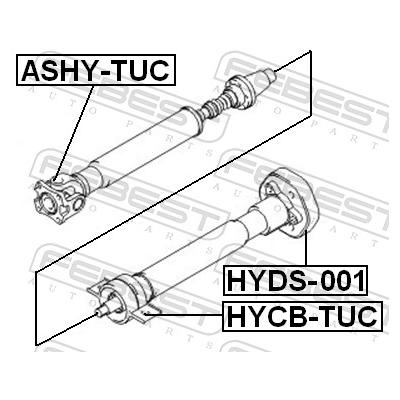 FEBEST Gelenk, Längswelle ASHY-TUC für HYUNDAI