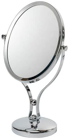 Showerdrape Triton 5x Magnifying Chrome Oval Makeup Vanity Mirror