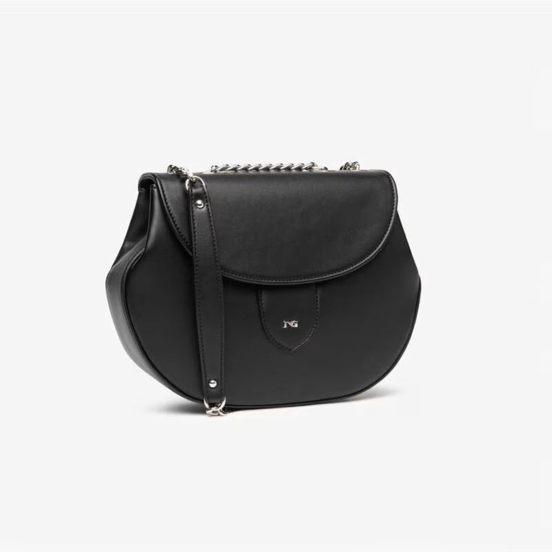 Ahead Nero Giardini Bolso Bandolera I544013d Negro Con Solapa Curva 100 Talla Única Mujer