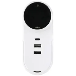 We-Vibe WE Chargeur secteur 2 ports USB A (12W) + 1 port USB-C (20W) - Prise de courant (20 W, 3 Ports), USB Ladegerät