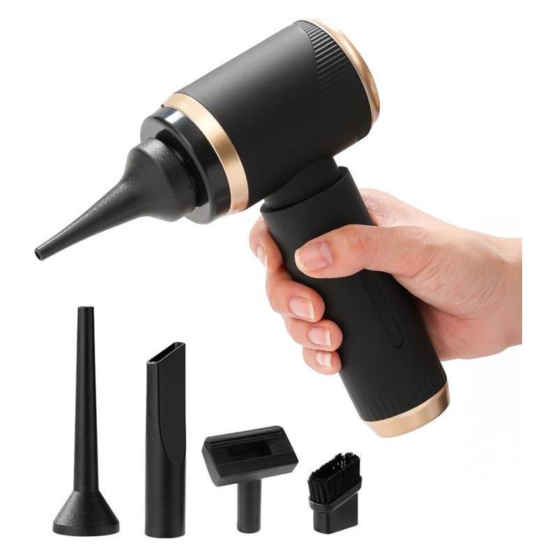 Hurtel Mini-Handstaubsauger für Autos, faltbar, mit Blasfunktion - Schwarz (1404978613)