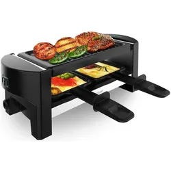 Cecotec Raclette Cheese&Grill 3200 Pocket, Racletteofen, Schwarz