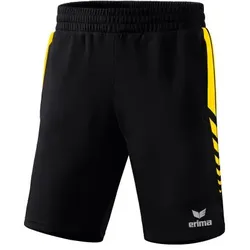 Erima Six Wings Worker Shorts Kinder - schwarz/gelb - 116