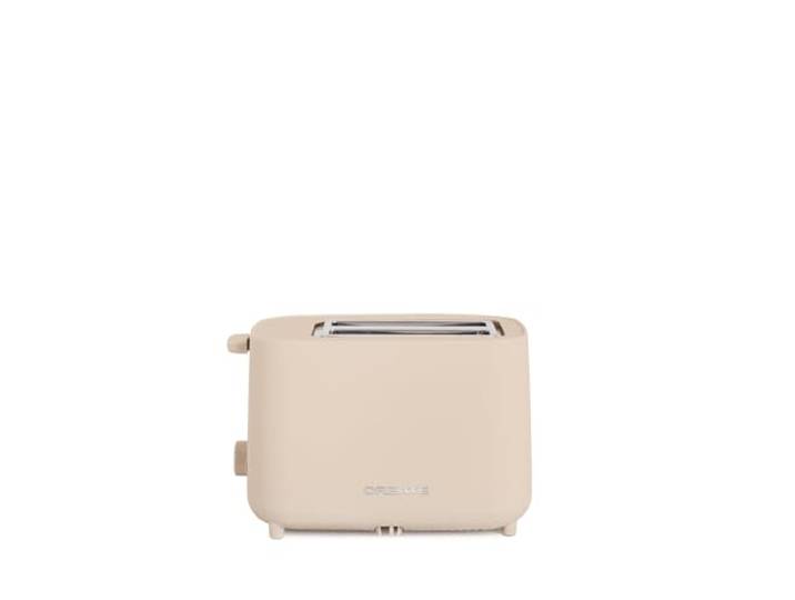 CREATE/TOAST STUDIO/Broodrooster Sand / 6 vermogensniveaus, kruimellade, thermostaat, ontdooien, opwarmen, 2 brede snedesleuven, 750W