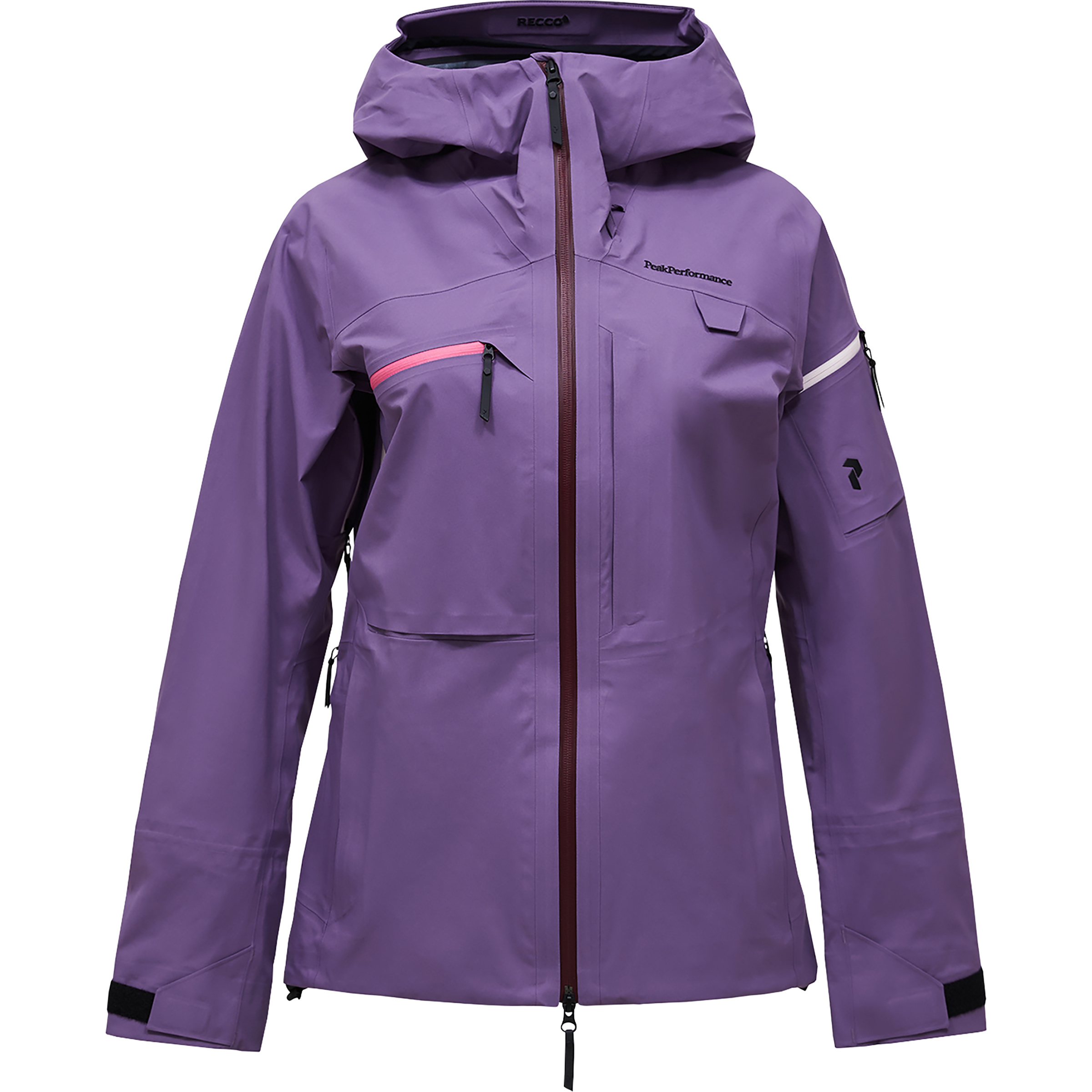 Peak Performance Alpine GTX 3l Damen Regenjacke lila Größe L Freeride Wasserdicht Wasserabweisend