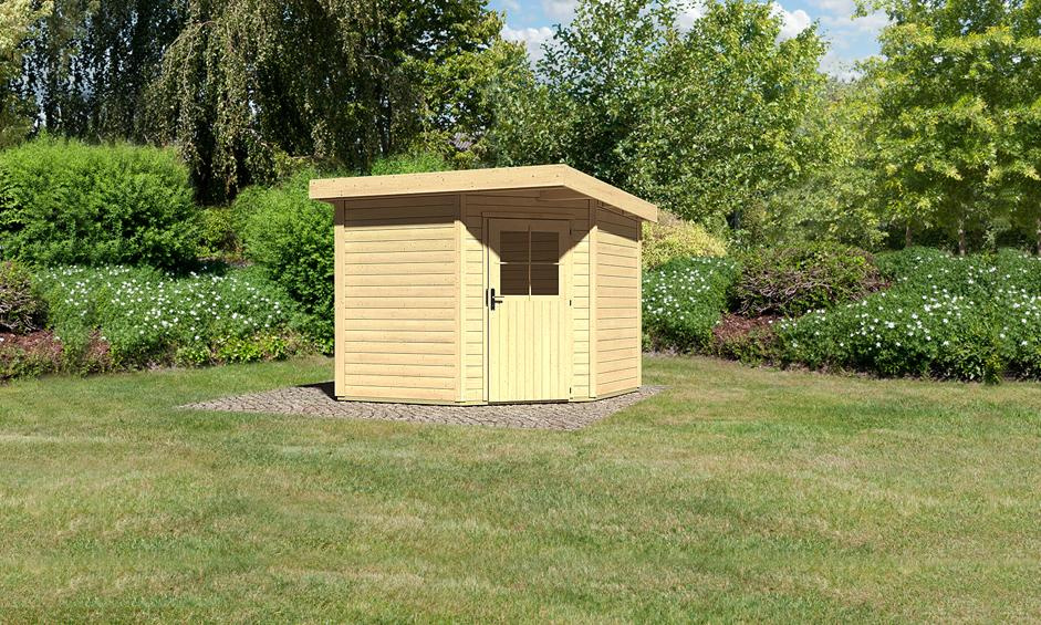 KARIBUHOLZT SH Neuruppin 2 natur 244x244x222 cm 08437990