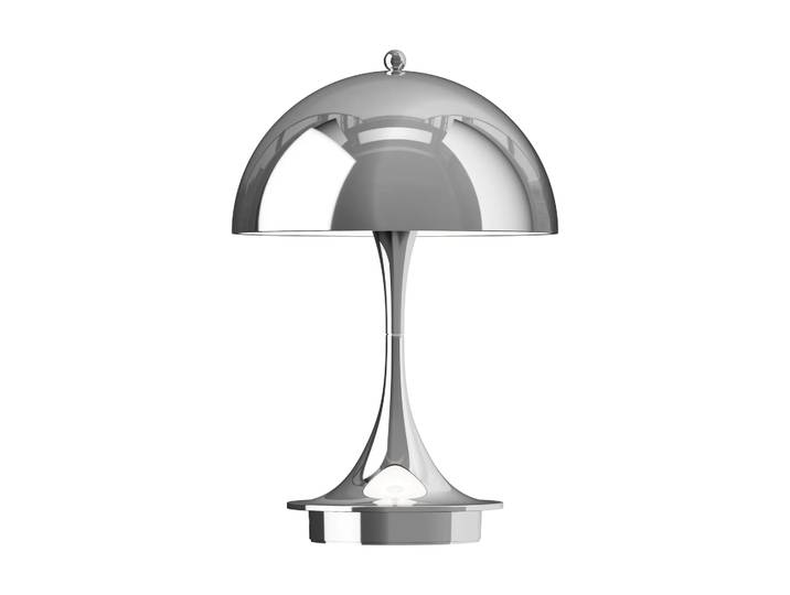 Louis Poulsen Panthella 160 Portable v3 tafellamp Chrome