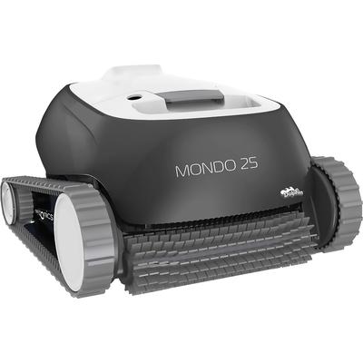 Poolroboter MAYTRONICS "Mondo 25", schwarz (schwarz, weiß), B:40cm H:25cm L:43cm, Materialmix, Poolbodensauger, für Boden-/ Wandreinigung