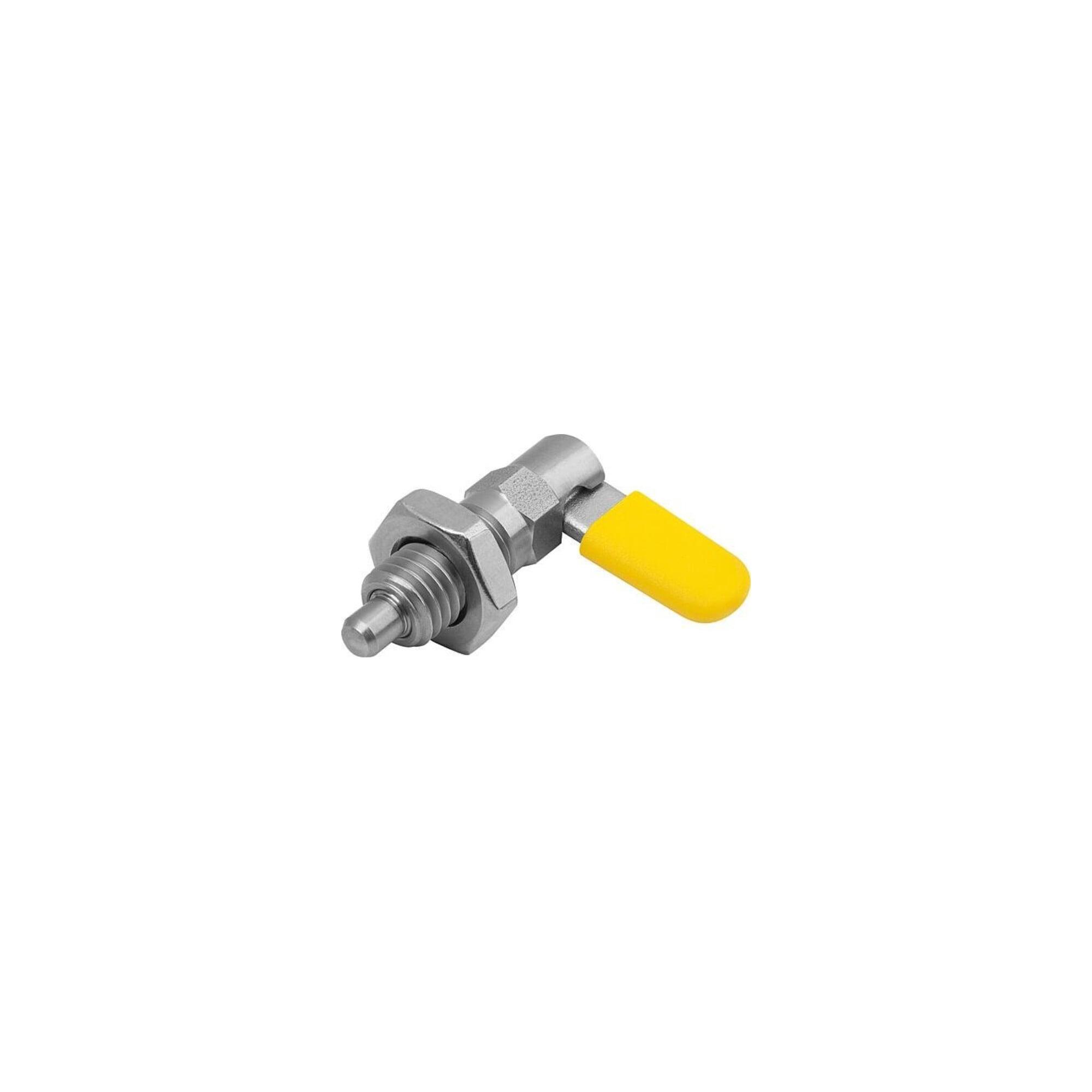 KIPP Sperrriegel mit Anschlag Rechts D=4 M10 Form D M (K1675.2107041016)
