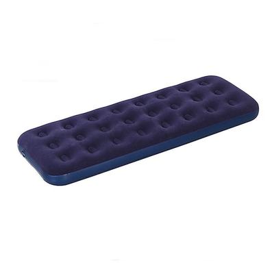 tragbare Luftmatratze blau faltbare Outdoor-Camping-Luftbeflockungsbett-Schlafmatte