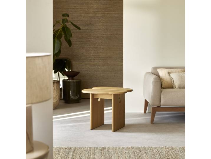 Ablagetisch aus massiver Eiche Sophia - Natur - Oak