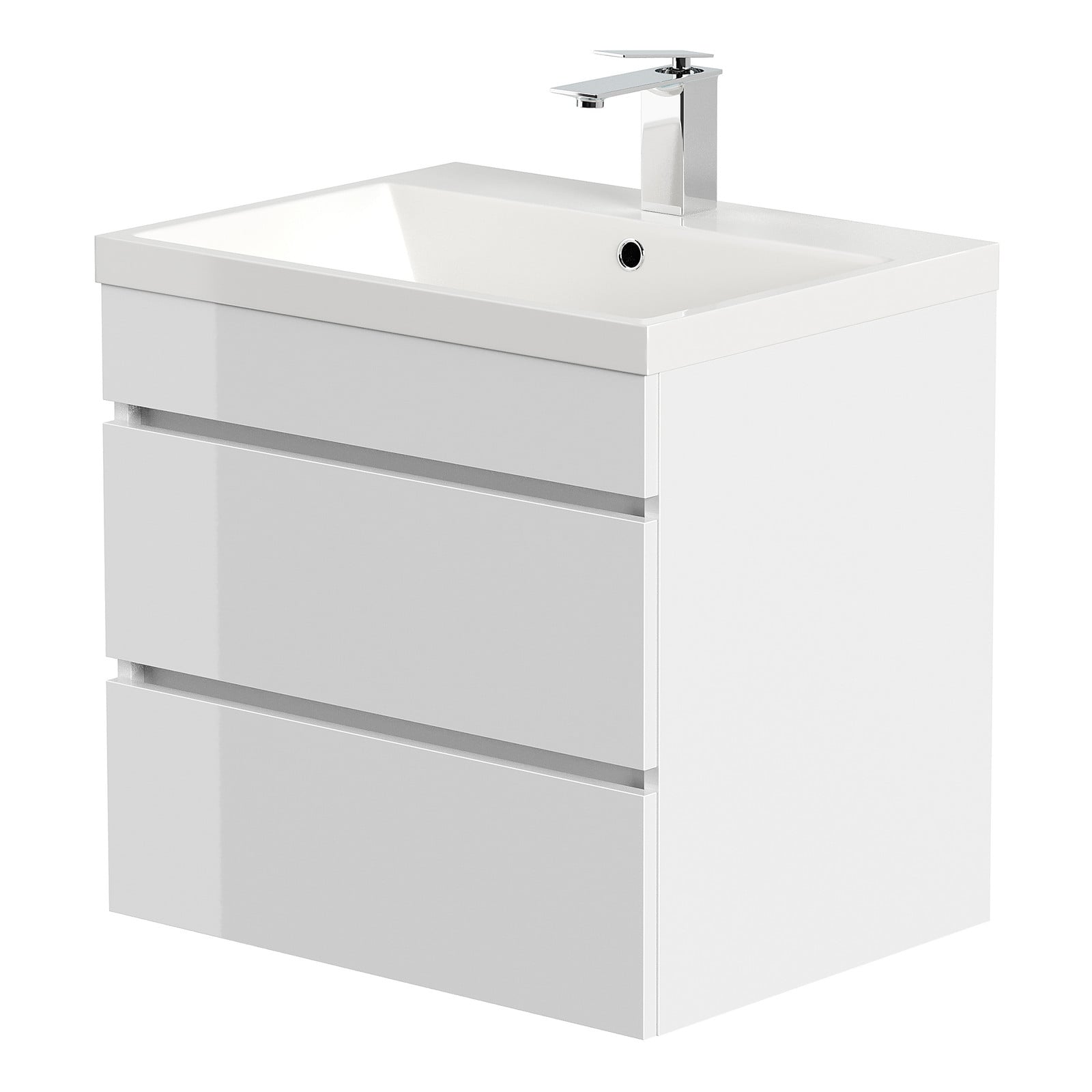 Posseik Badmeubel Fellini wit hoogglans 60 cm